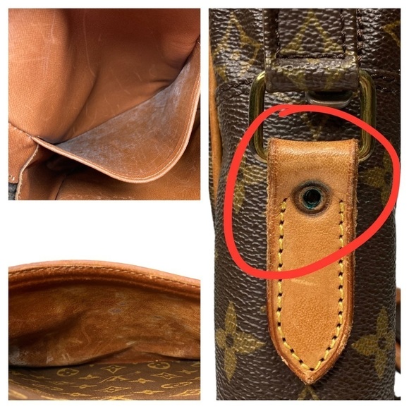 Authentic Louis Vuitton Monogram Danube MM Large Crossbody Bag & Dust Bag - Picture 14 of 15